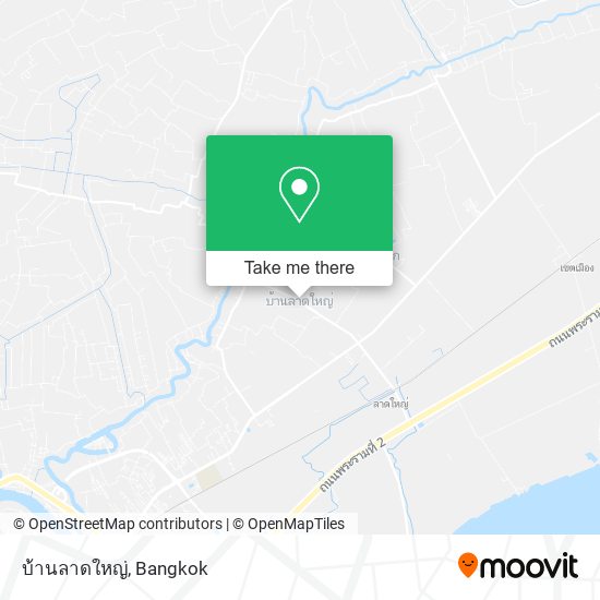 บ้านลาดใหญ่ map