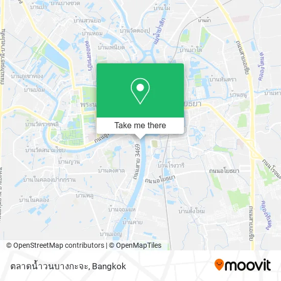 ตลาดน้ำวนบางกะจะ map