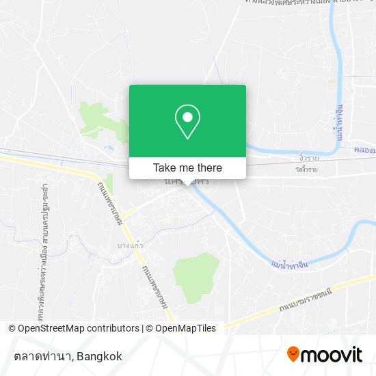 ตลาดท่านา map