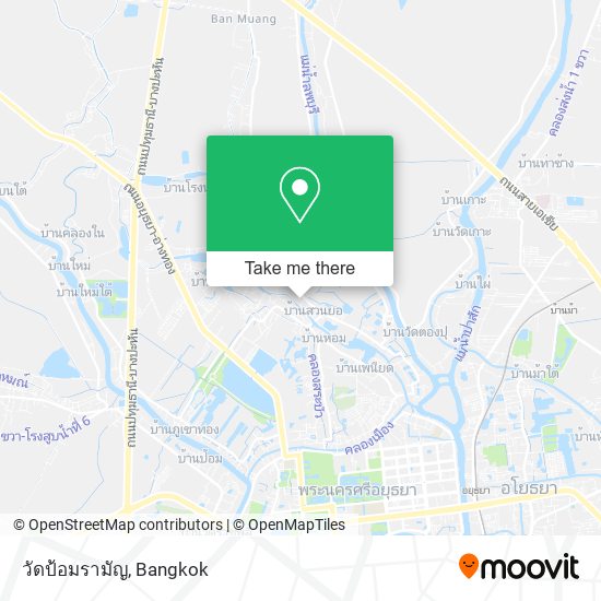 วัดป้อมรามัญ map