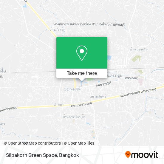 Silpakorn Green Space map