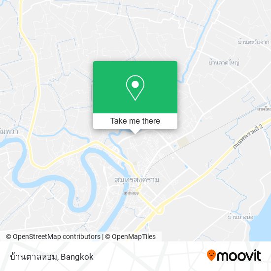 บ้านตาลหอม map