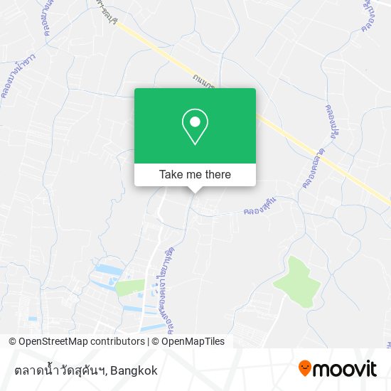 ตลาดน้ำวัดสุคันฯ map