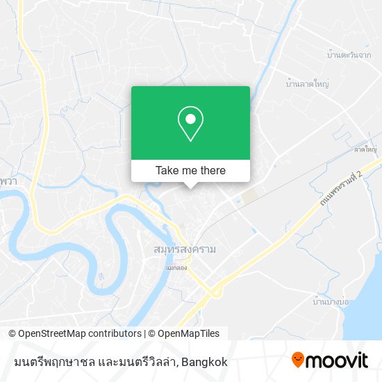 มนตรีพฤกษาชล และมนตรีวิลล่า map