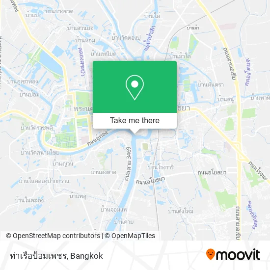 ท่าเรือป้อมเพชร map