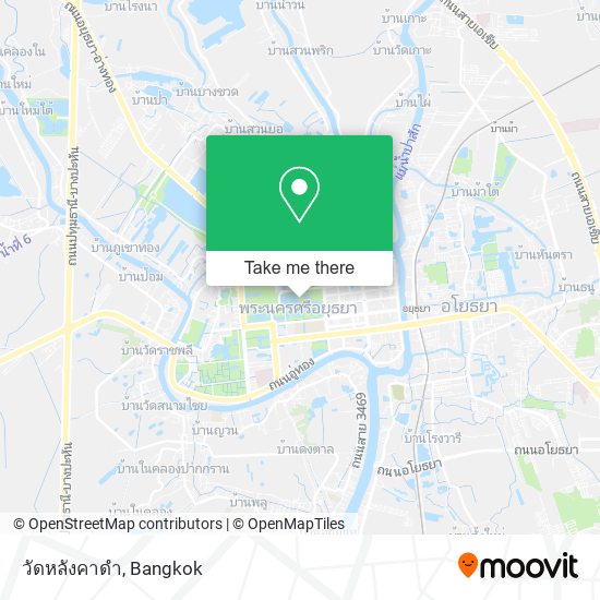 วัดหลังคาดำ map