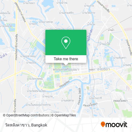 วัดหลังคาขาว map