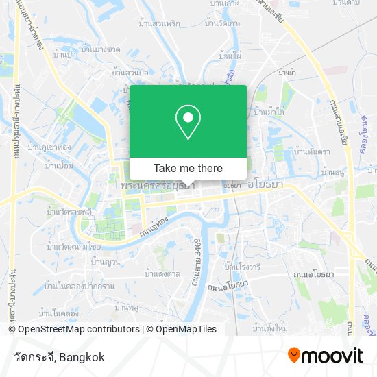 วัดกระจี map