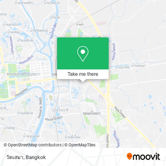 วัดเสมา map
