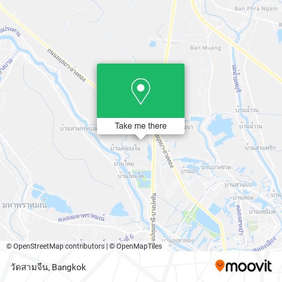 วัดสามจีน map