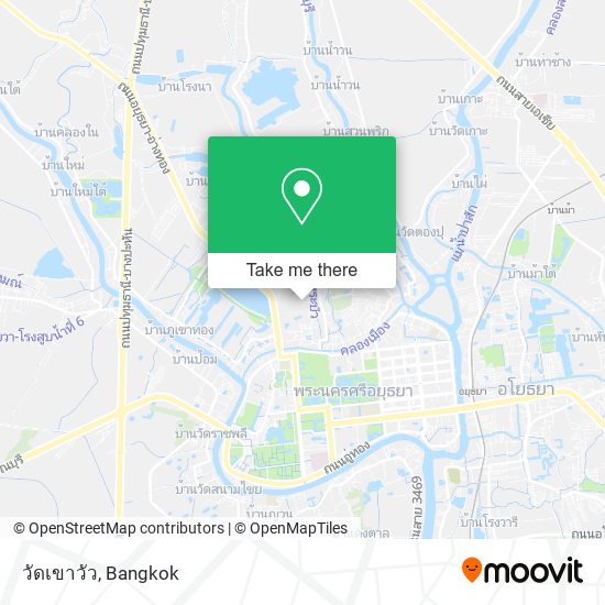 วัดเขาวัว map