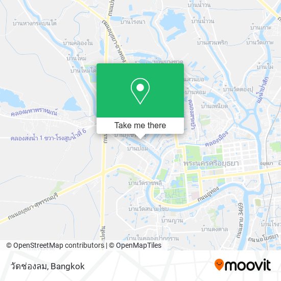 วัดช่องลม map