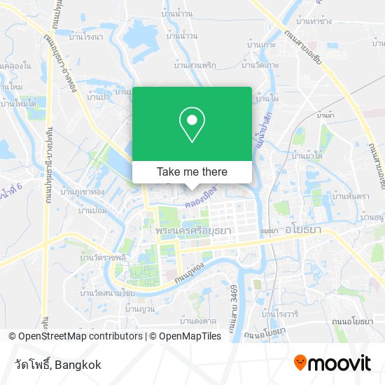 วัดโพธิ์ map