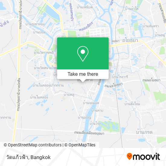 วัดแก้วฟ้า map