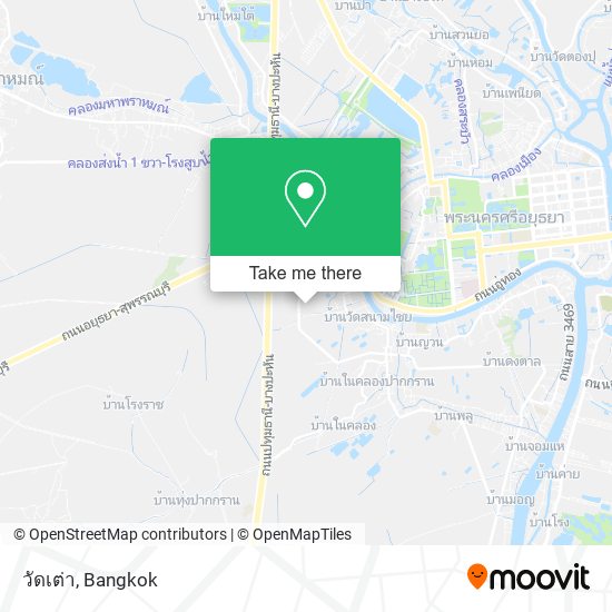 วัดเต่า map