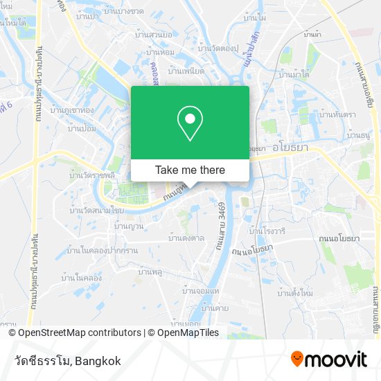 วัดชีธรรโม map