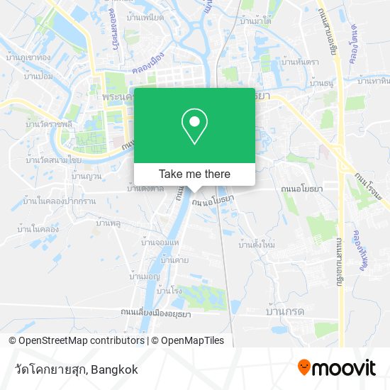 วัดโคกยายสุก map