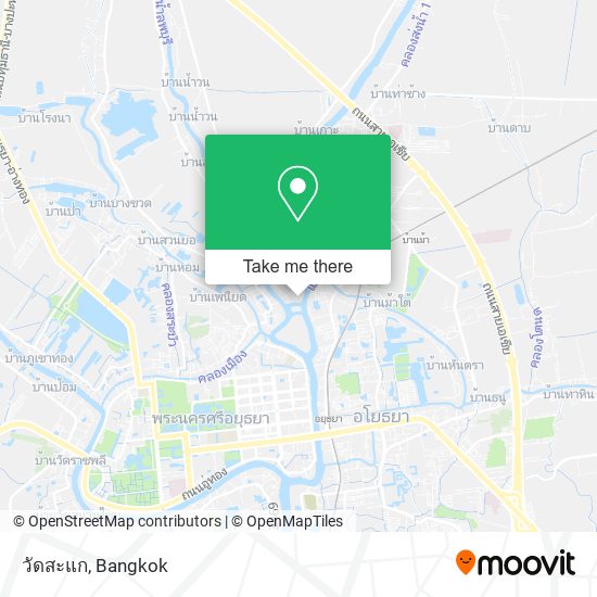 วัดสะแก map