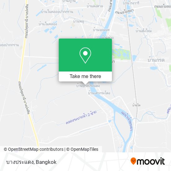 บางประแดง map