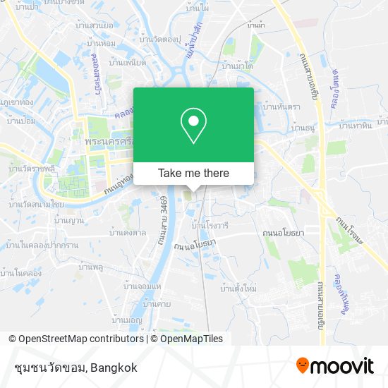 ชุมชนวัดขอม map