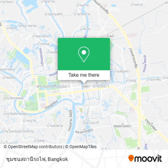 ชุมชนสถานีรถไฟ map