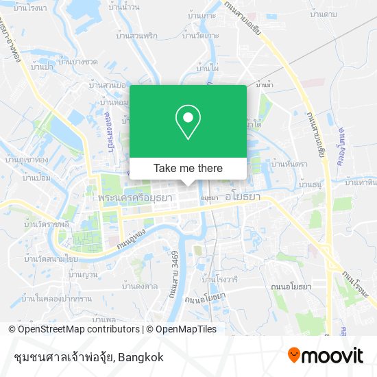 ชุมชนศาลเจ้าพ่อจุ้ย map