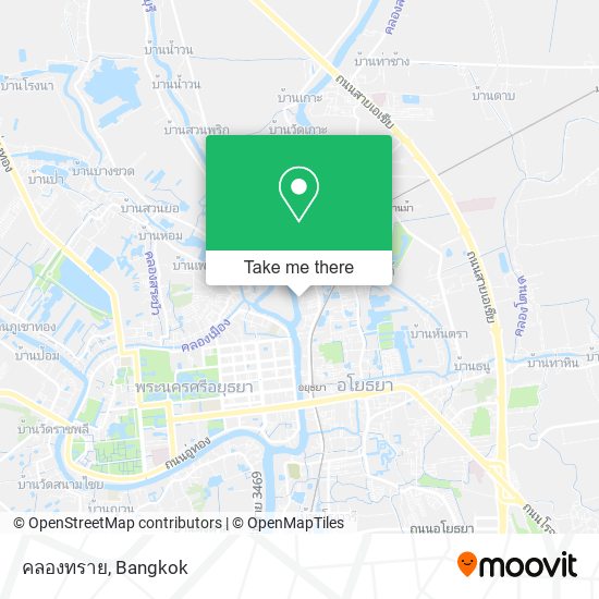 คลองทราย map