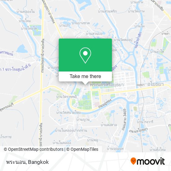 พระนอน map