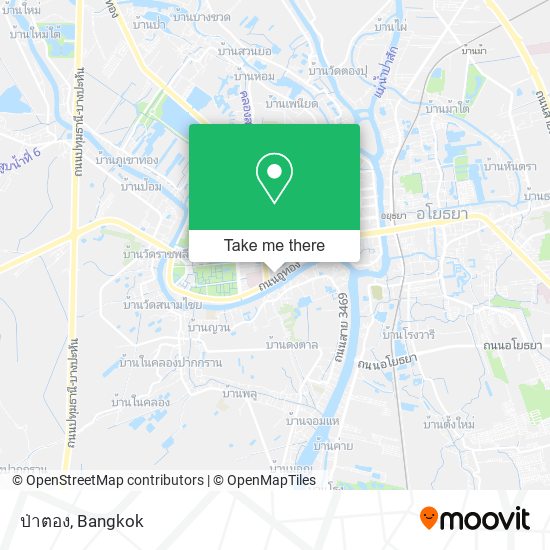 ป่าตอง map