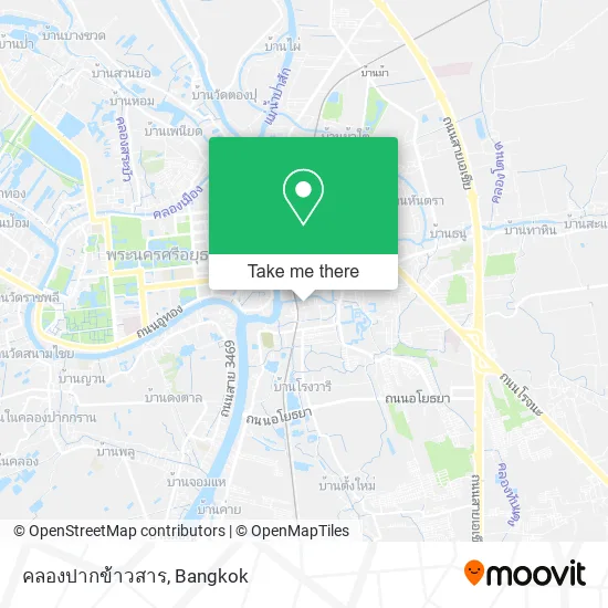 คลองปากข้าวสาร map