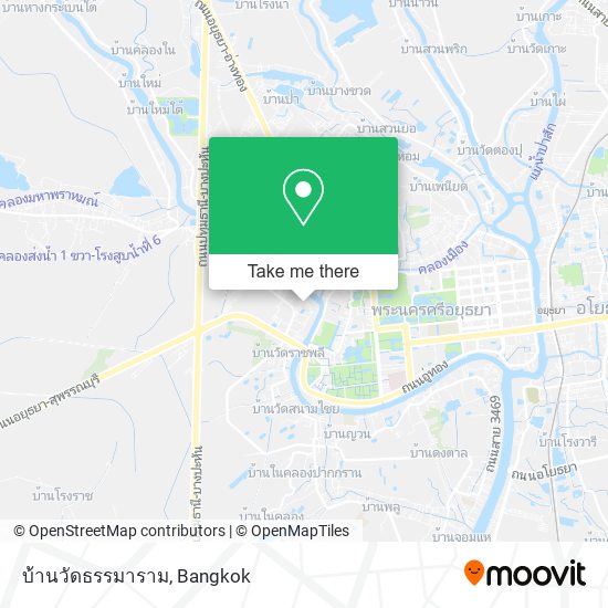 บ้านวัดธรรมาราม map