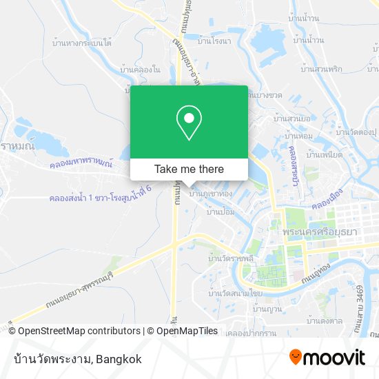 บ้านวัดพระงาม map