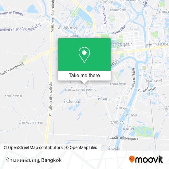 บ้านคลองมอญ map