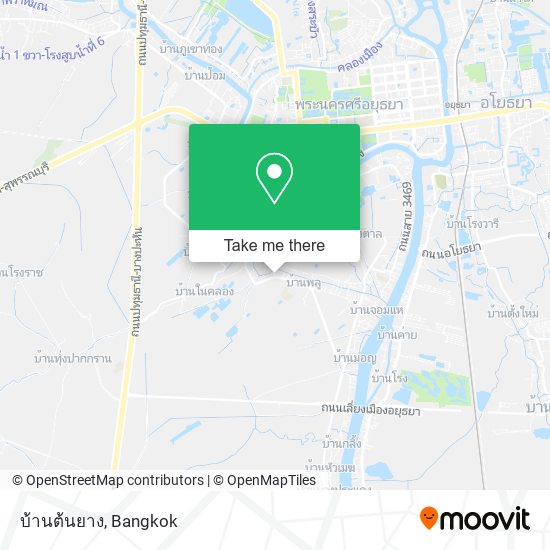 บ้านต้นยาง map