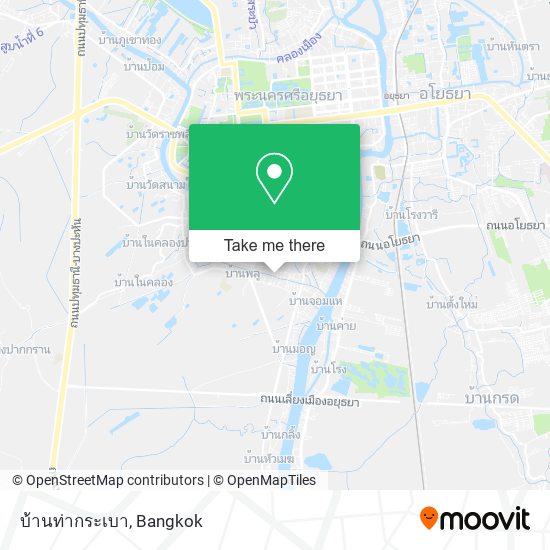 บ้านท่ากระเบา map