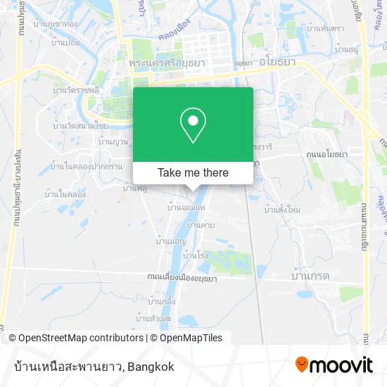 บ้านเหนือสะพานยาว map