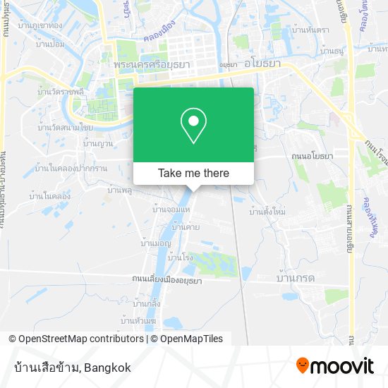 บ้านเสือข้าม map
