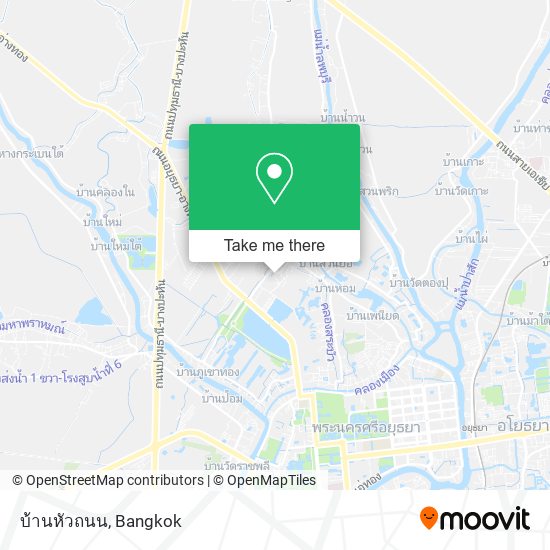 บ้านหัวถนน map