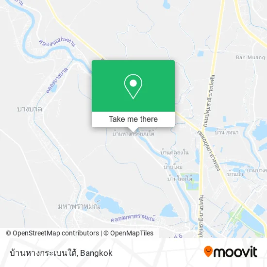 บ้านหางกระเบนใต้ map