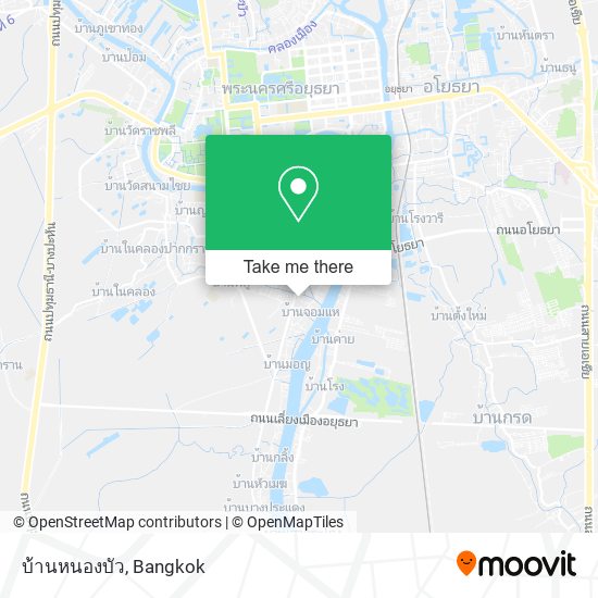 บ้านหนองบัว map