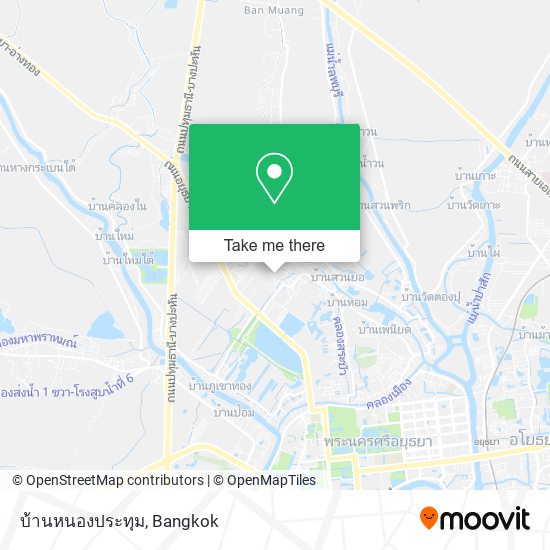 บ้านหนองประทุม map