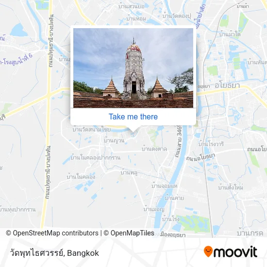 วัดพุทไธศวรรย์ map