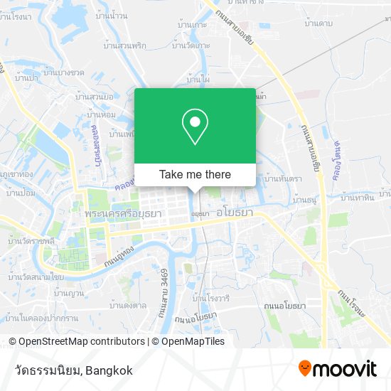 วัดธรรมนิยม map