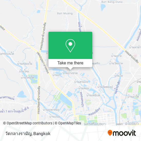 วัดกลางรามัญ map