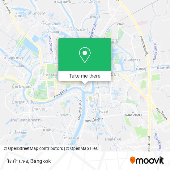 วัดกำแพง map
