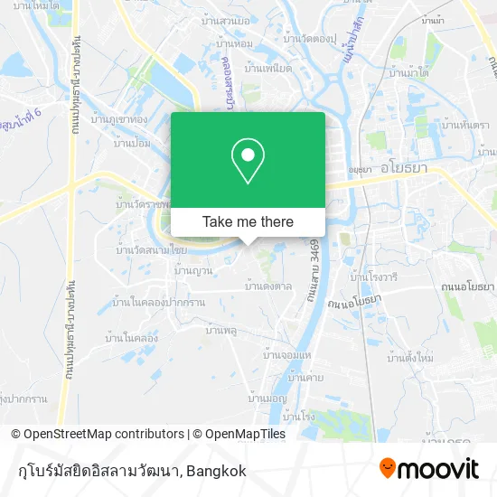 กุโบร์มัสยิดอิสลามวัฒนา map