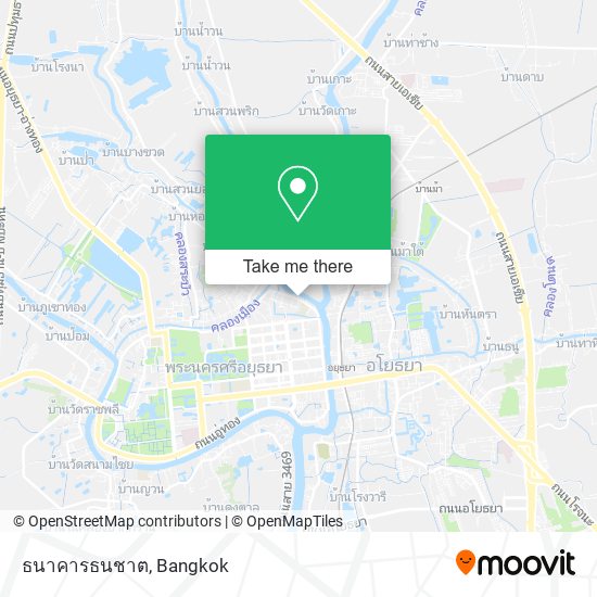 ธนาคารธนชาต map