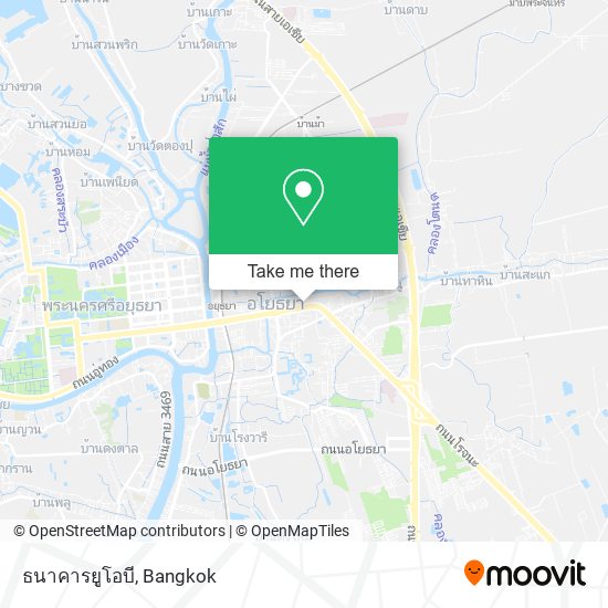ธนาคารยูโอบี map