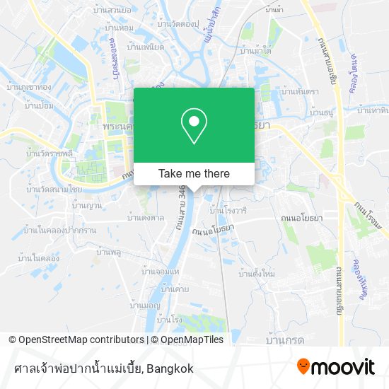 ศาลเจ้าพ่อปากน้ำแม่เบี้ย map