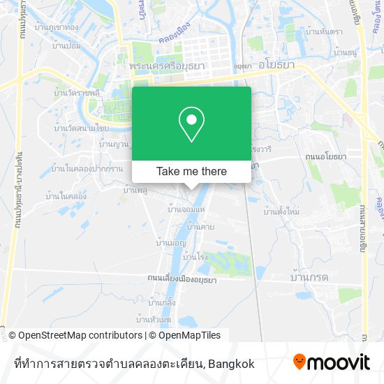 ที่ทำการสายตรวจตำบลคลองตะเคียน map